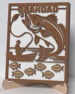 Grandad Big Fish Father's Day Gift