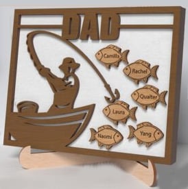 Fish Dad Father's Day Gift