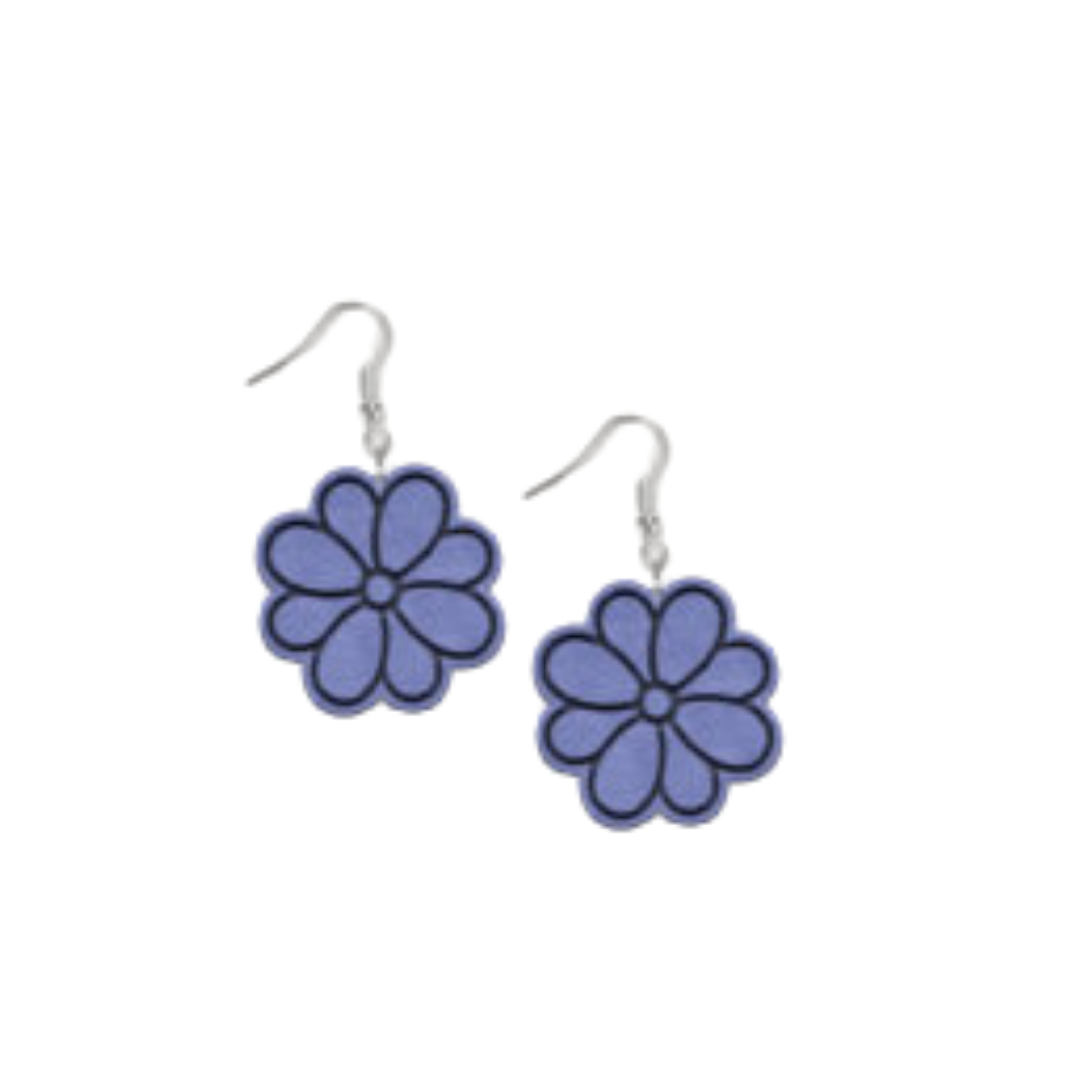 Dainty Petal Flower Earrings