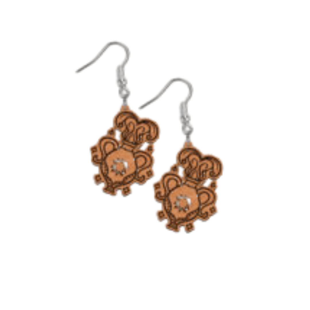 Zodiac Sketch Aquarius Earrings