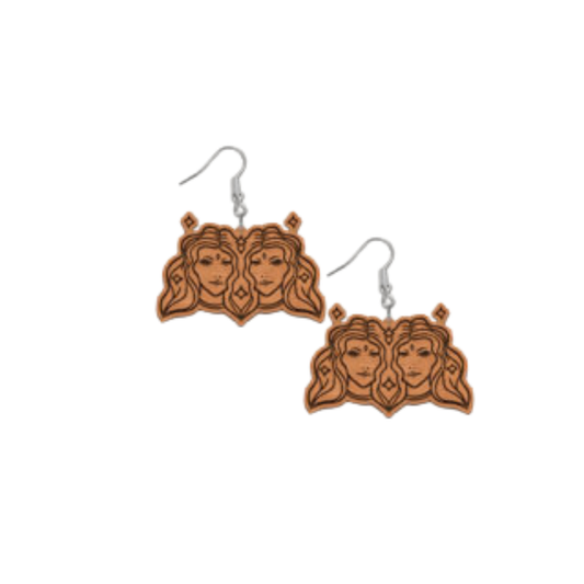Zodiac Gemini Earrings