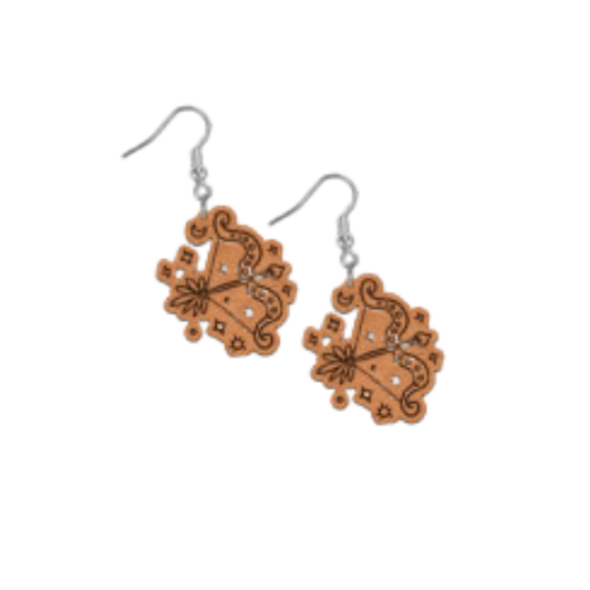 Zodiac Sketch Sagittarius Earrings