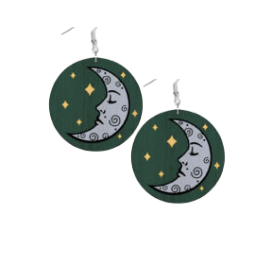 Sleeping Moon Earrings