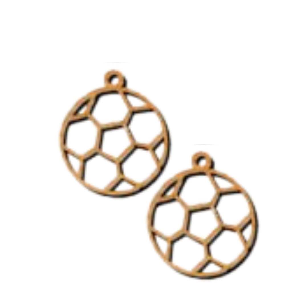 Soccer Earrings