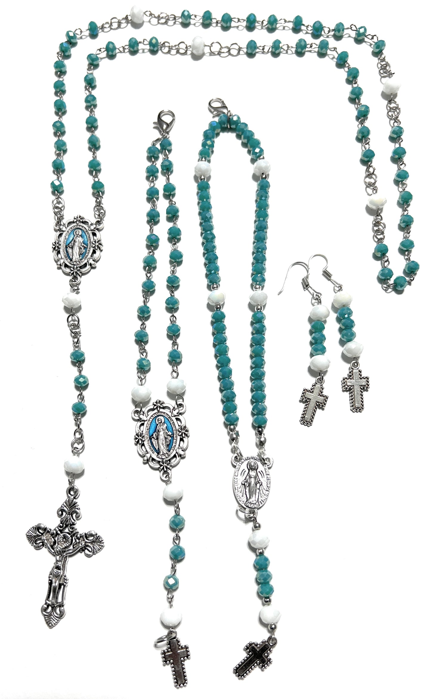 Custom Hand Beaded Religious Rosary