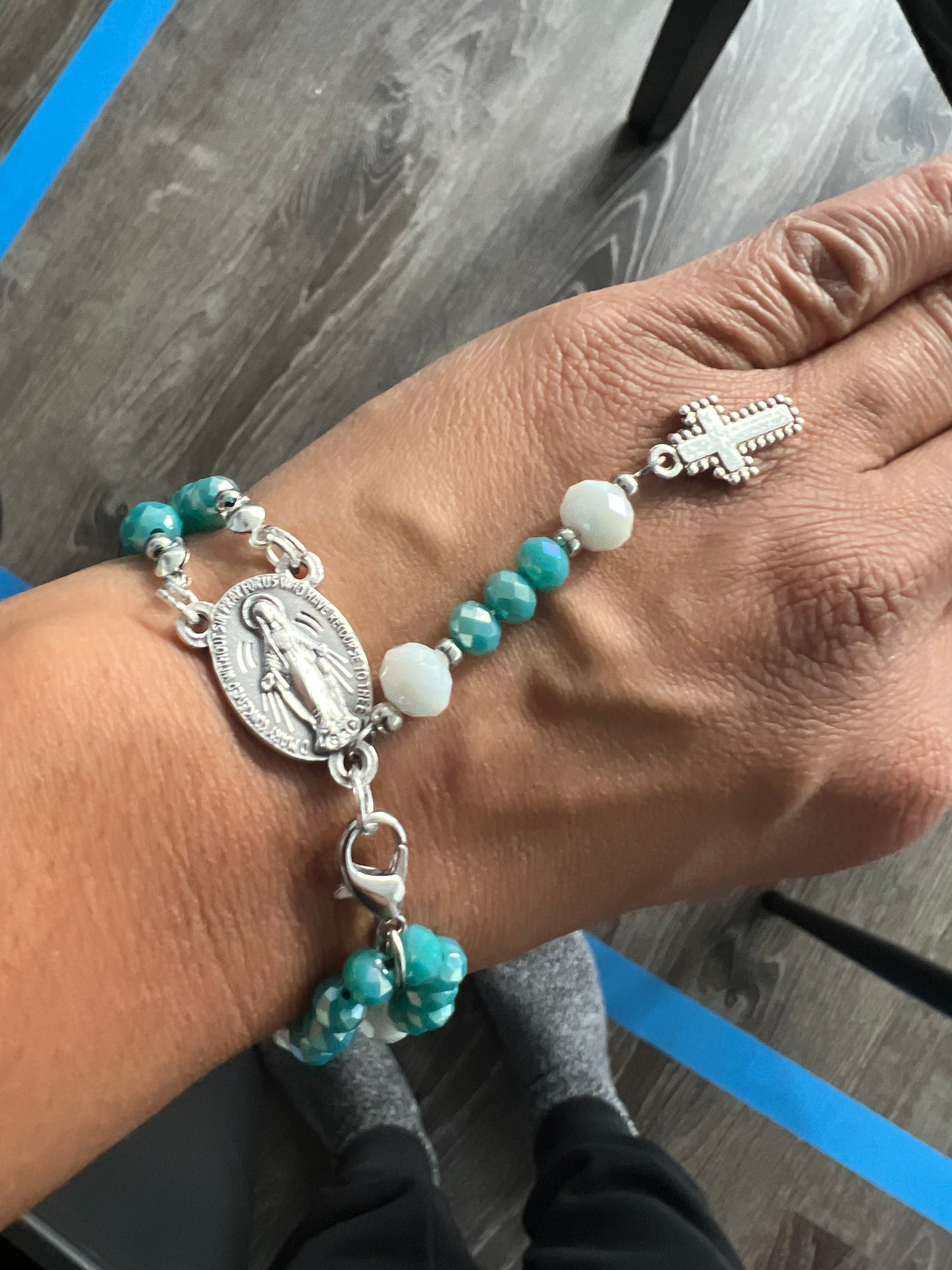 Custom Hand Beaded Religious Rosary