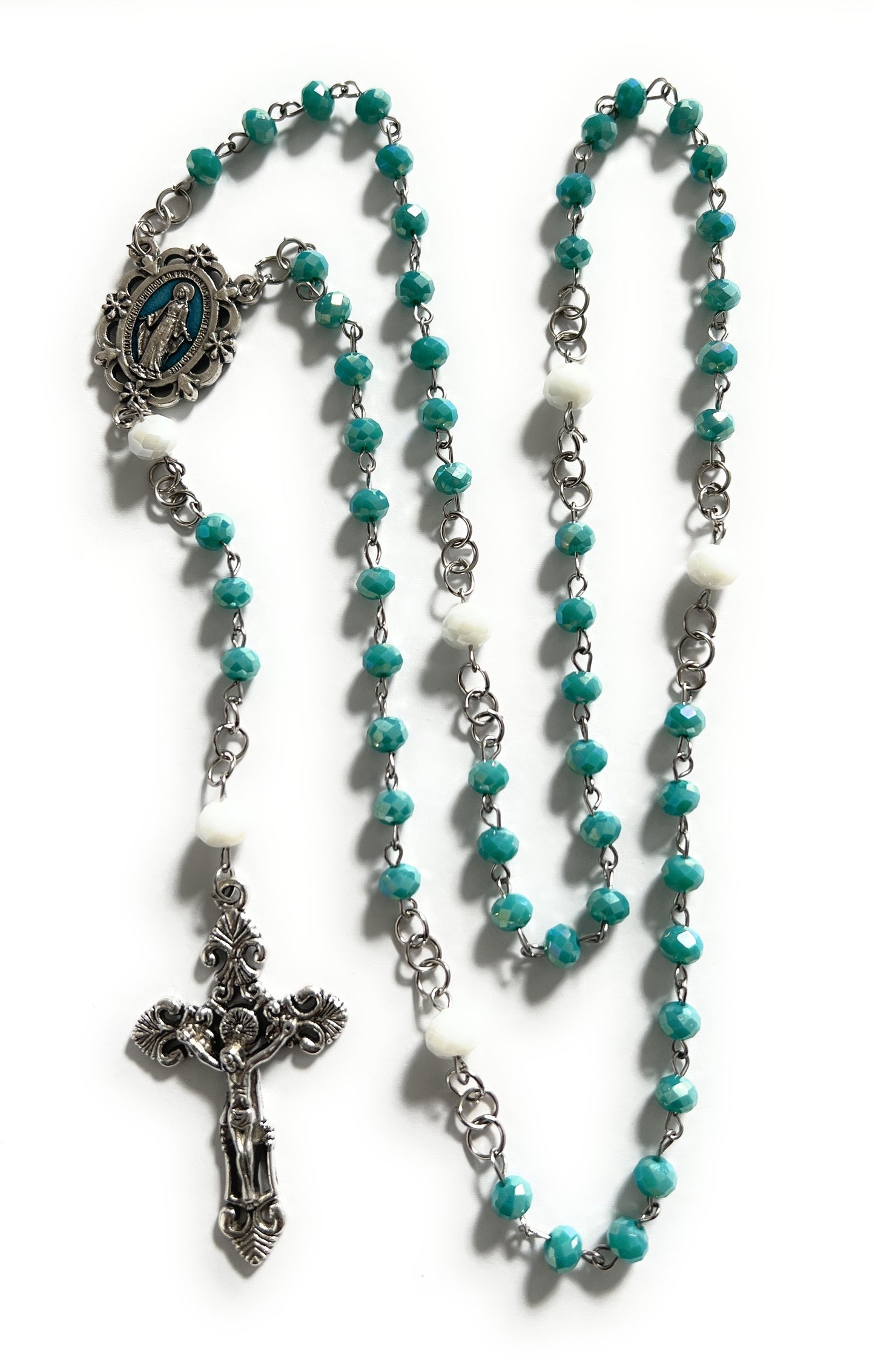 Custom Hand Beaded Religious Rosary