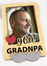 Laser Cut Magnet - Father's Day Gift
