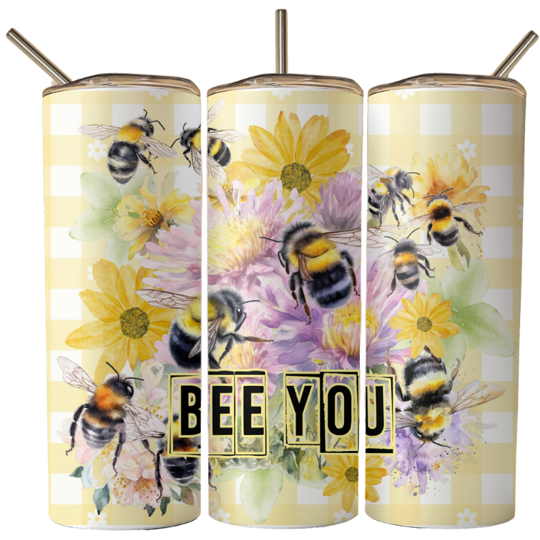 Bee You Bumble Bee Summer Sublimation Tumbler