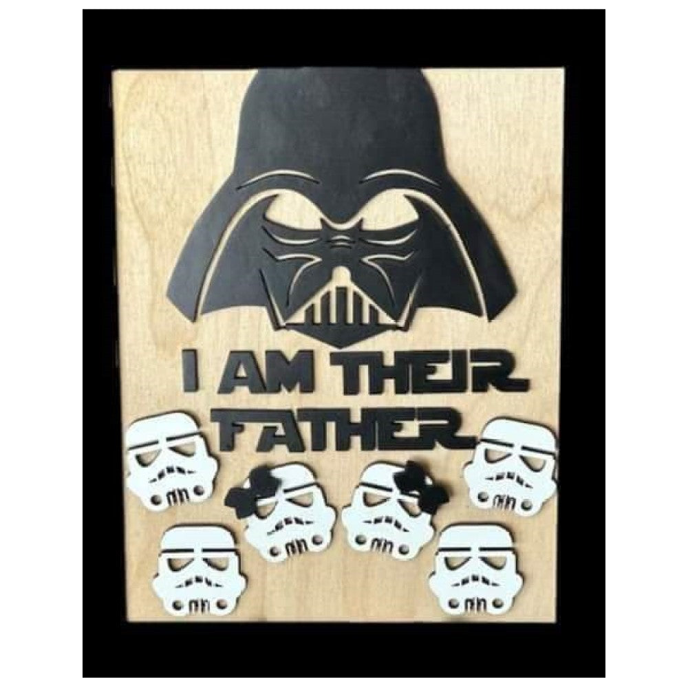 Laser Cut Wood I Am Your Father