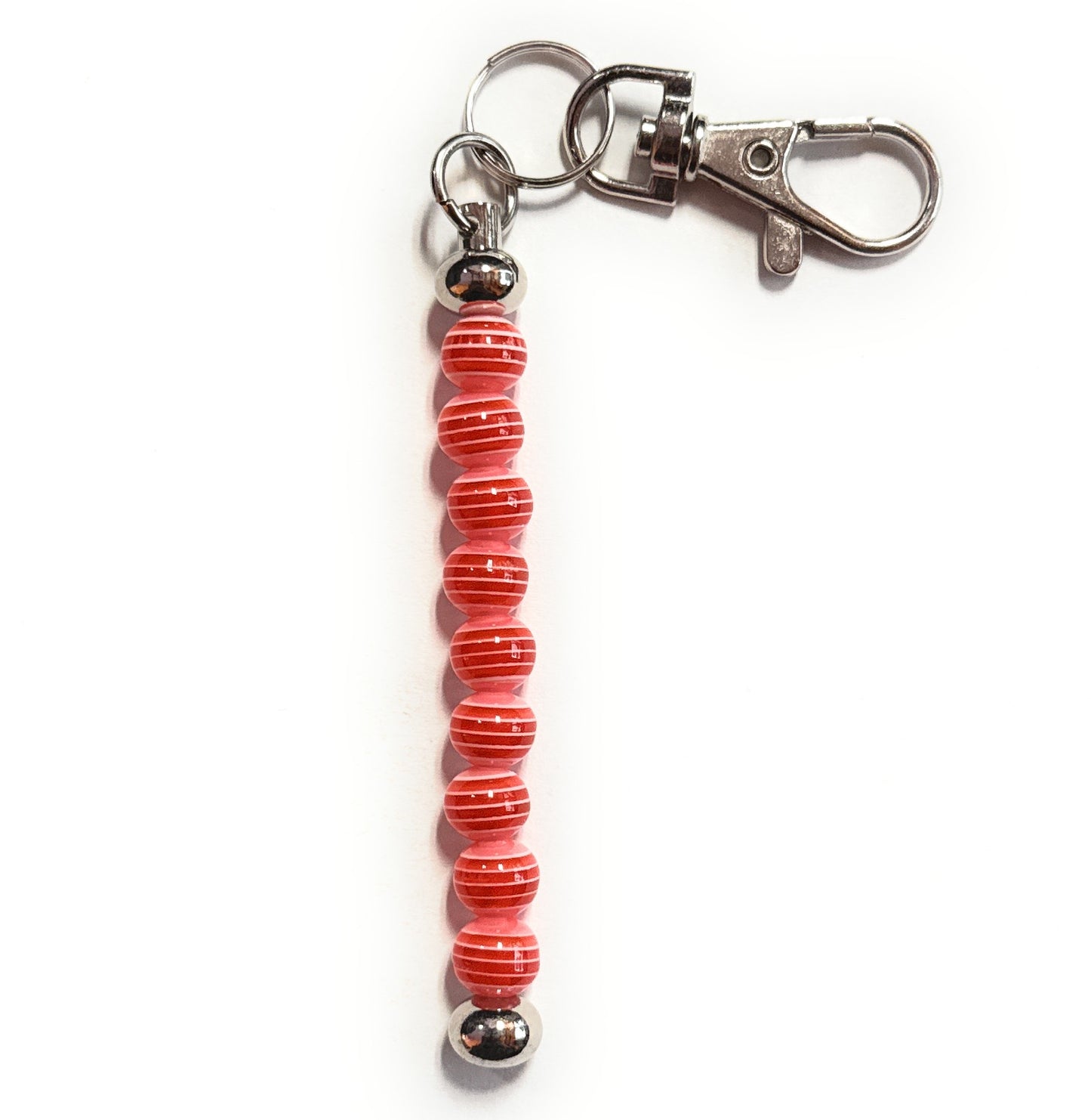 TAEKWONDO Stripe Beaded Belt Color Keychain