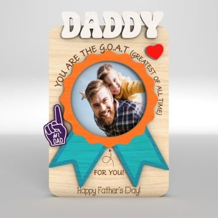 Laser Cut Magnet - Father's Day Gift