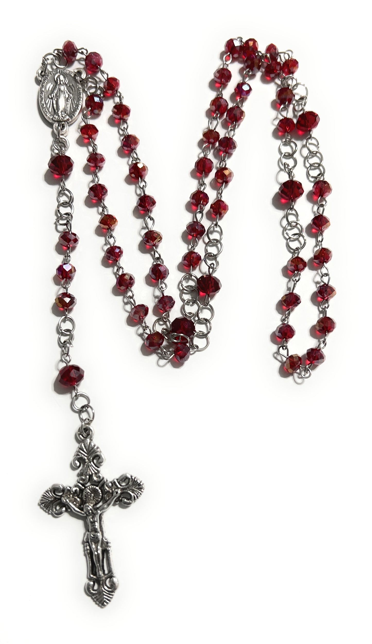 Custom Hand Beaded Religious Rosary