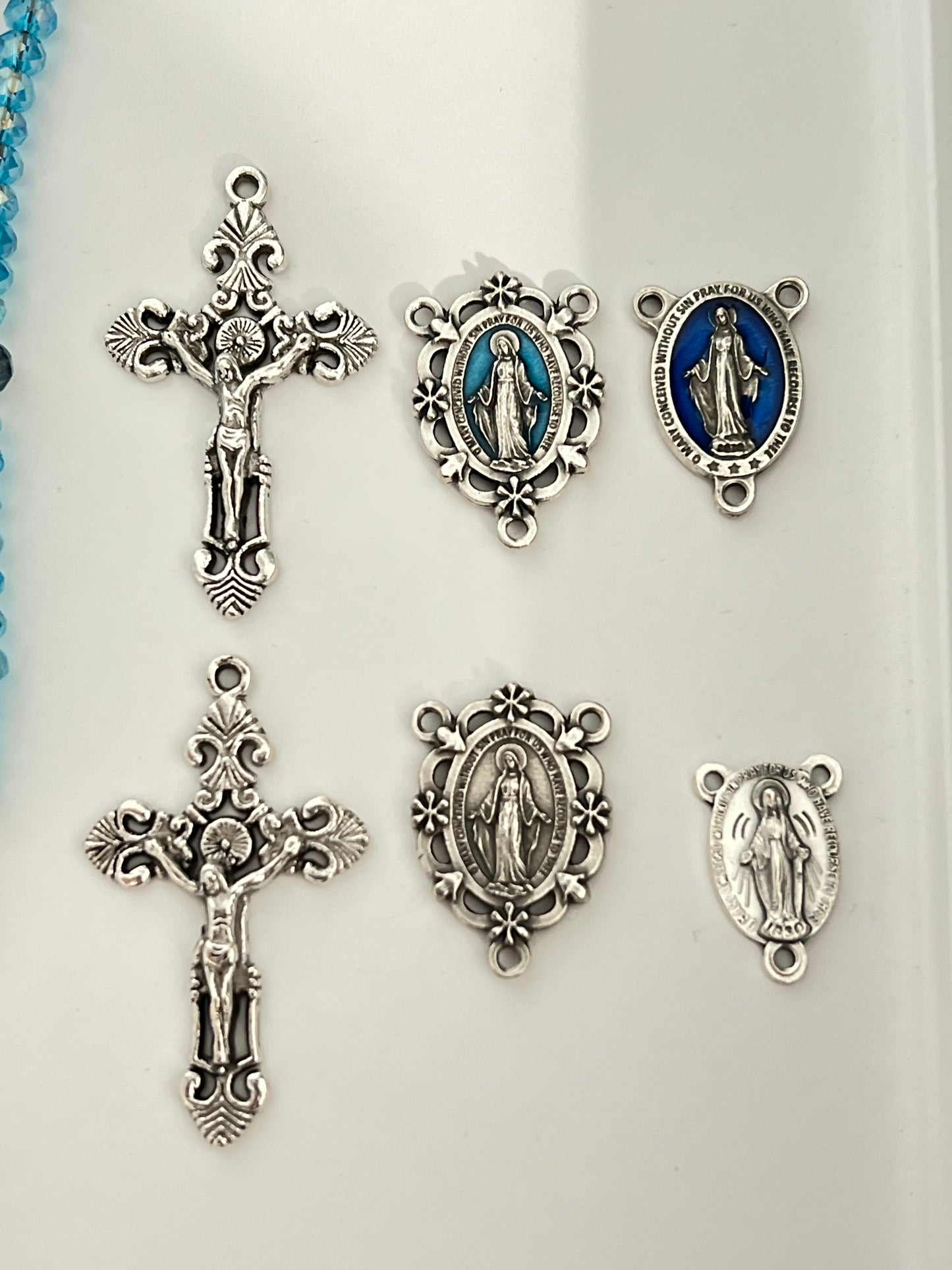 Custom Hand Beaded Religious Rosary