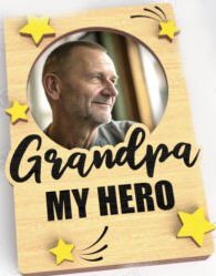 Laser Cut Magnet - Father's Day Gift