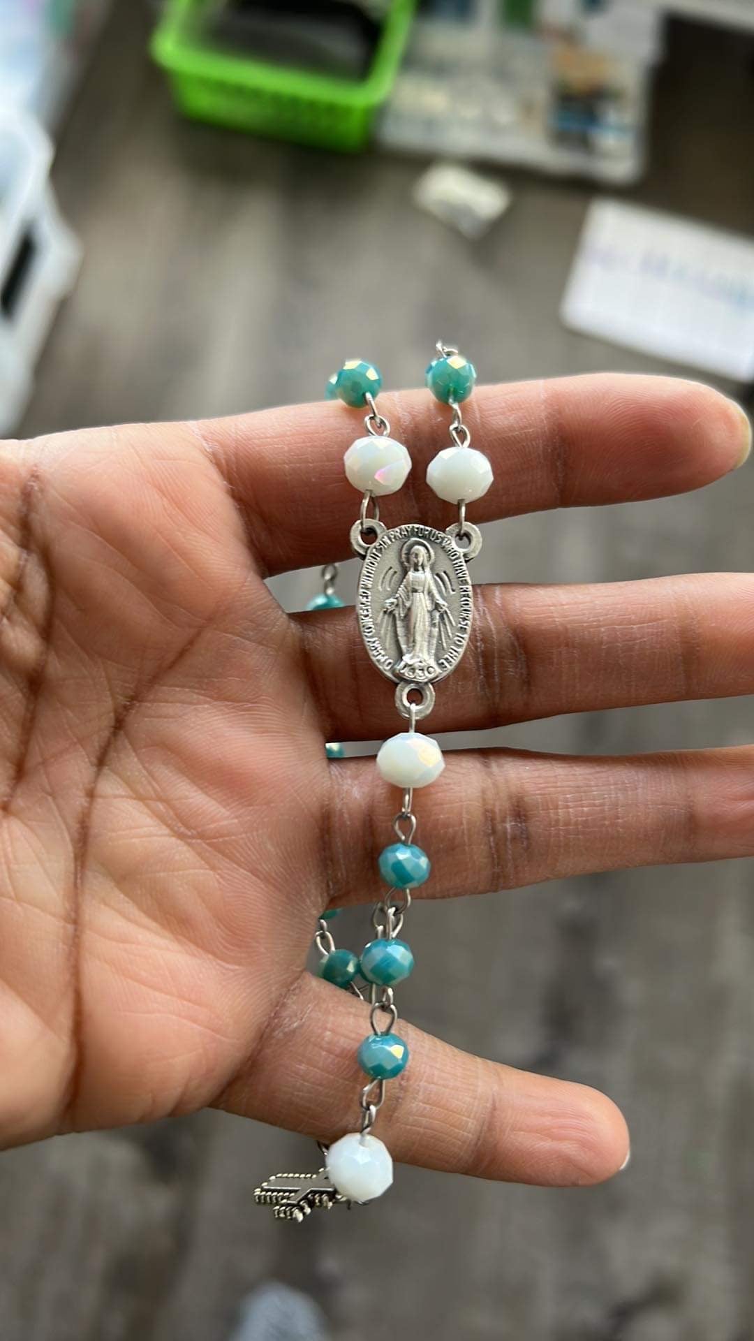 Custom Hand Beaded Religious Rosary