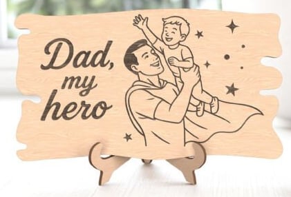Dad My Hero Father's Day Gift