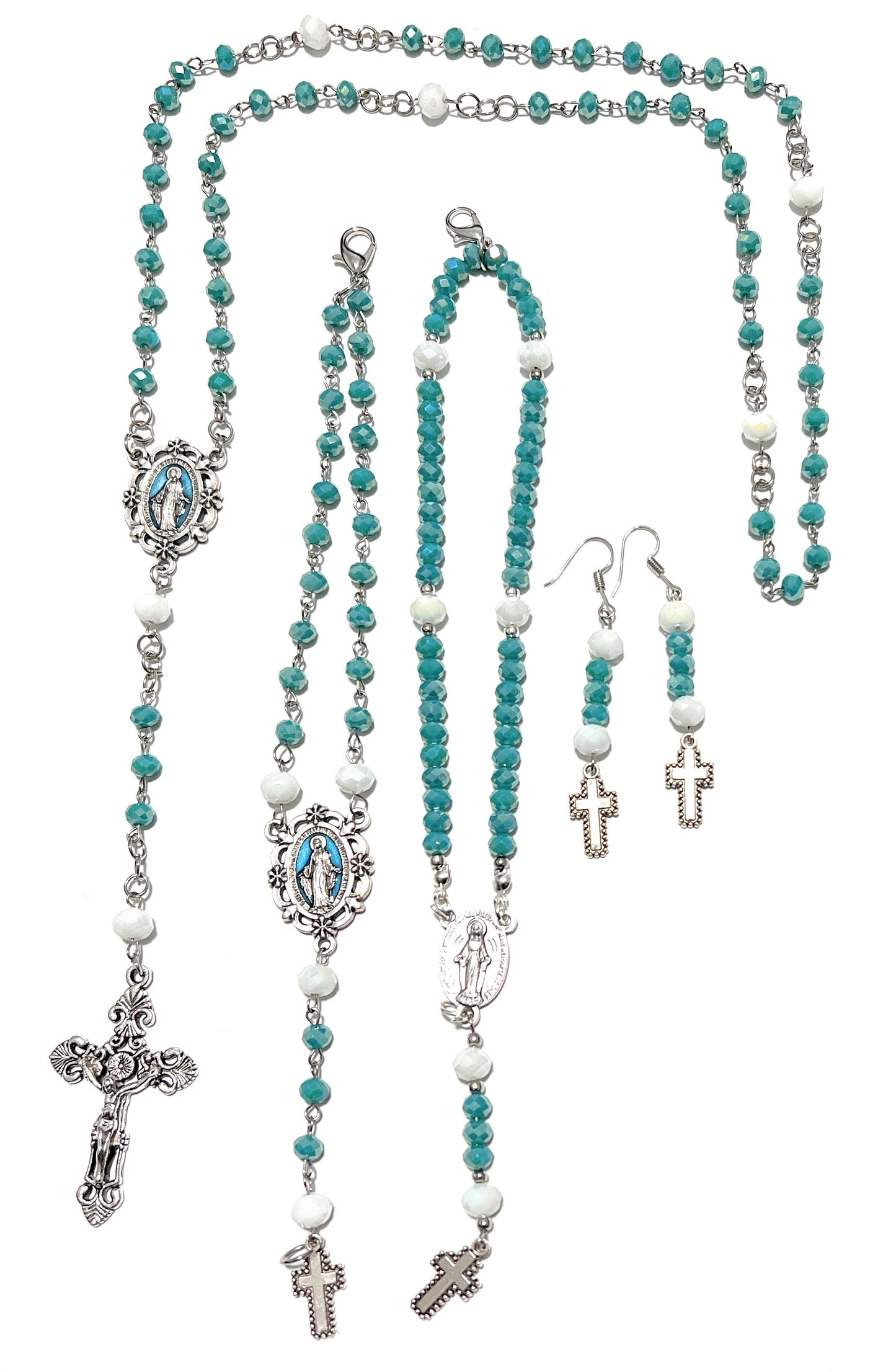 Custom Hand Beaded Religious Rosary