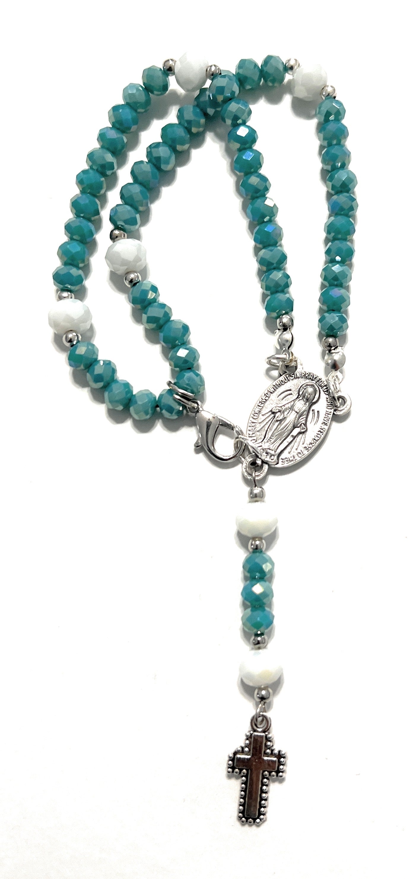 Custom Hand Beaded Religious Rosary