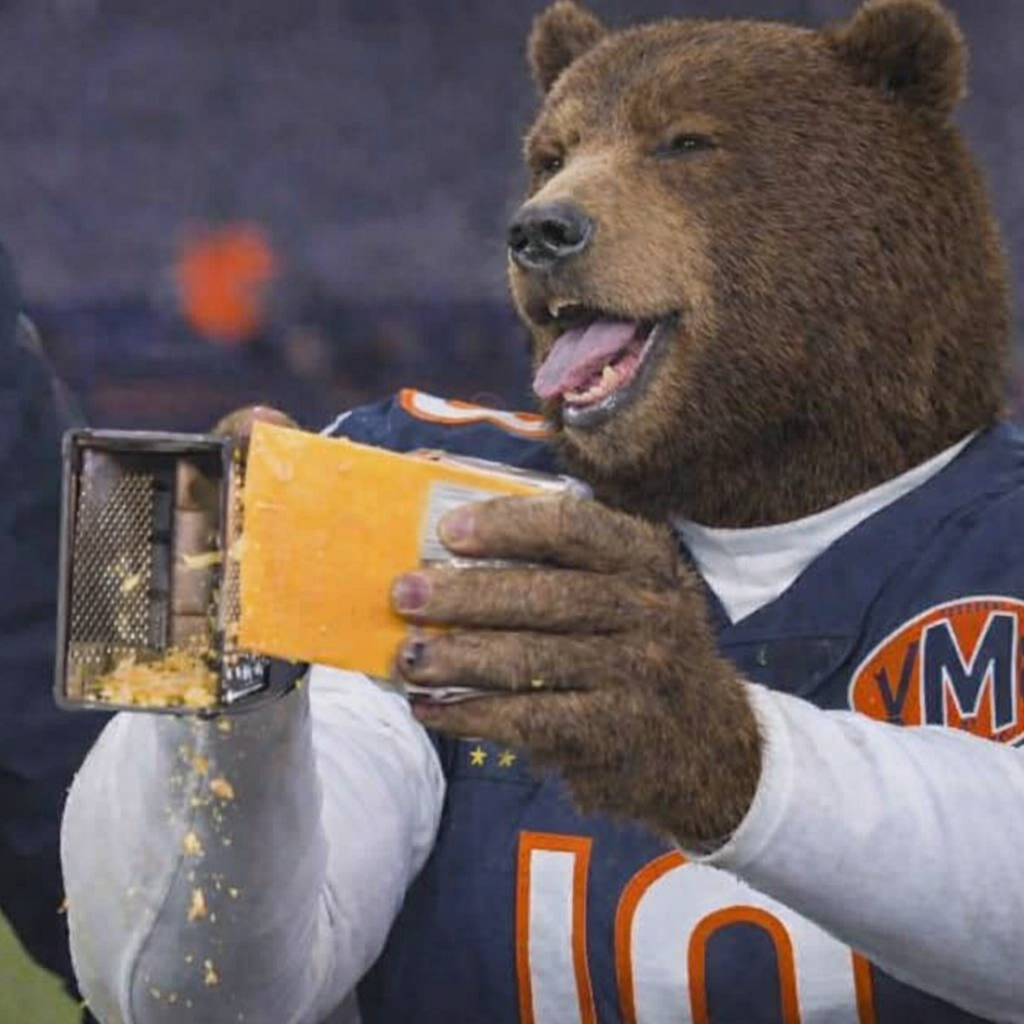 UVDTF Sticker - Bear Cheese Grater