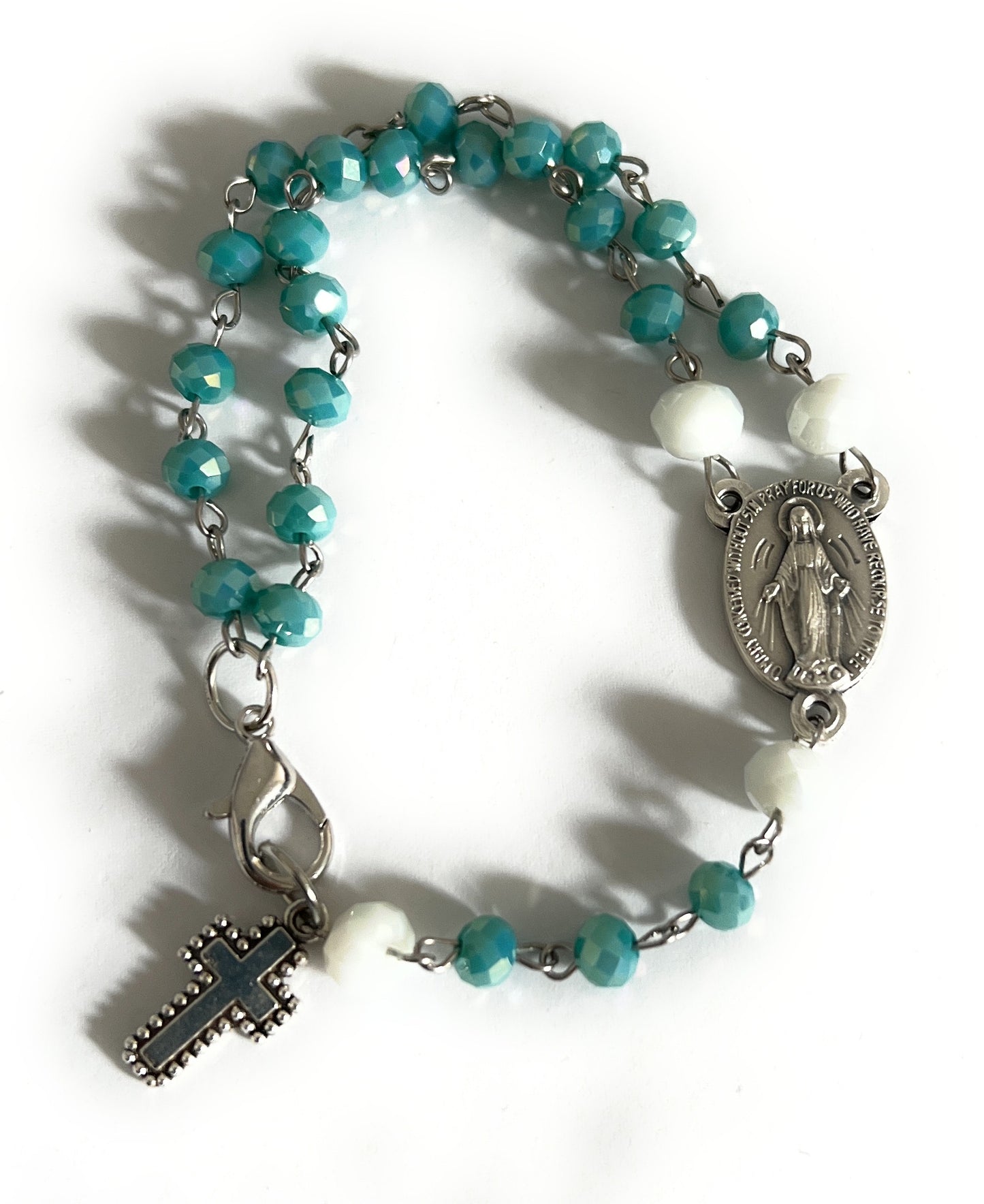 Custom Hand Beaded Religious Rosary