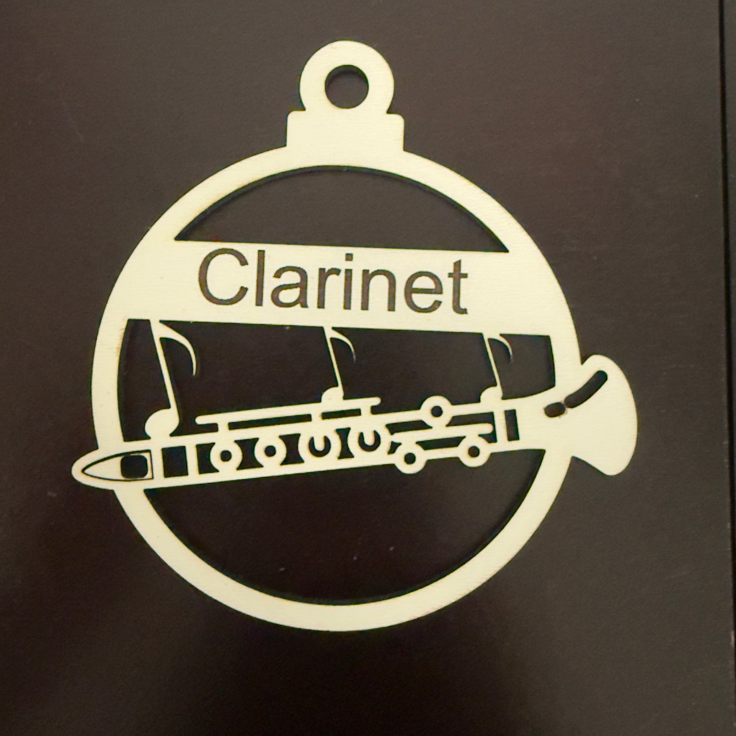 Band Wood Ornament - Personalized Interest + Name