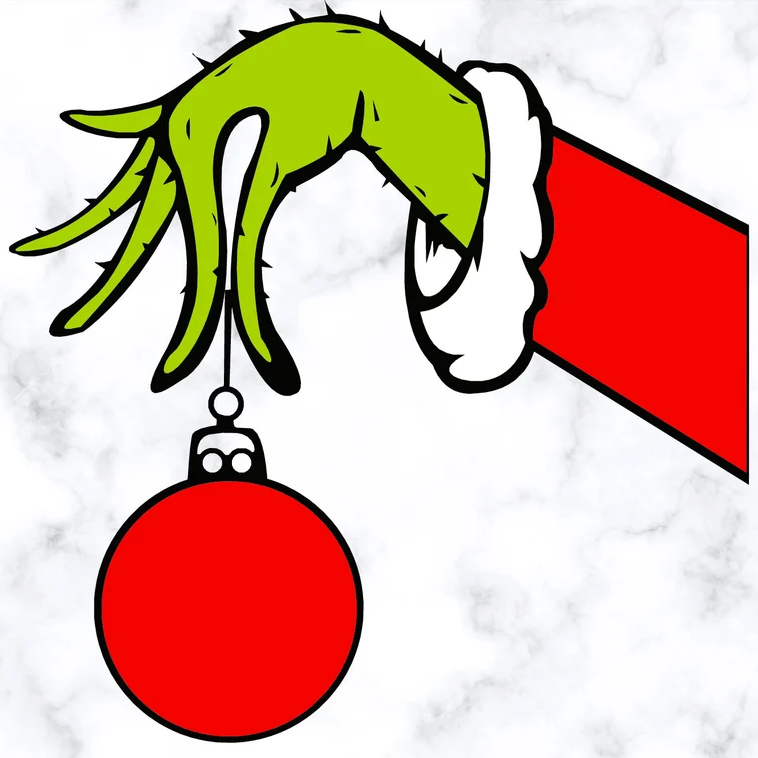 The top grinch ornament