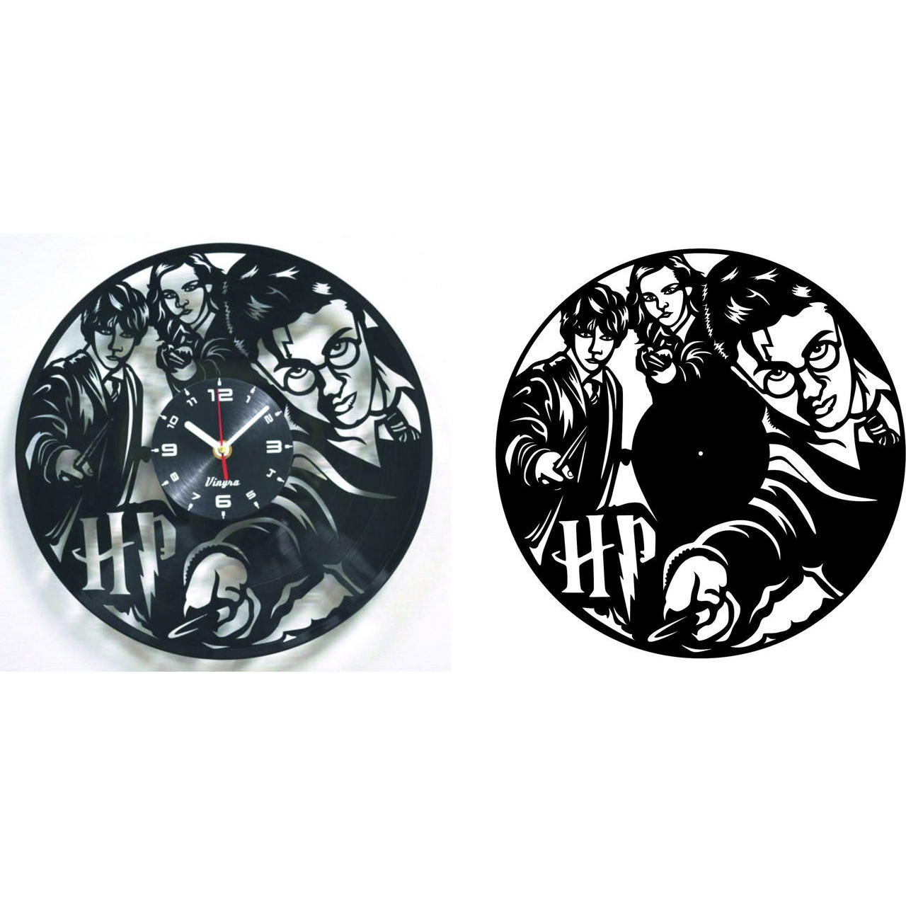 Laser Cut Clock HP Wizard