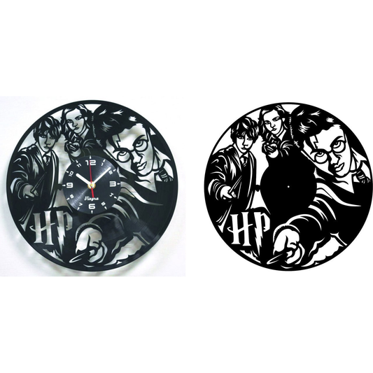 Laser Cut Clock HP Wizard