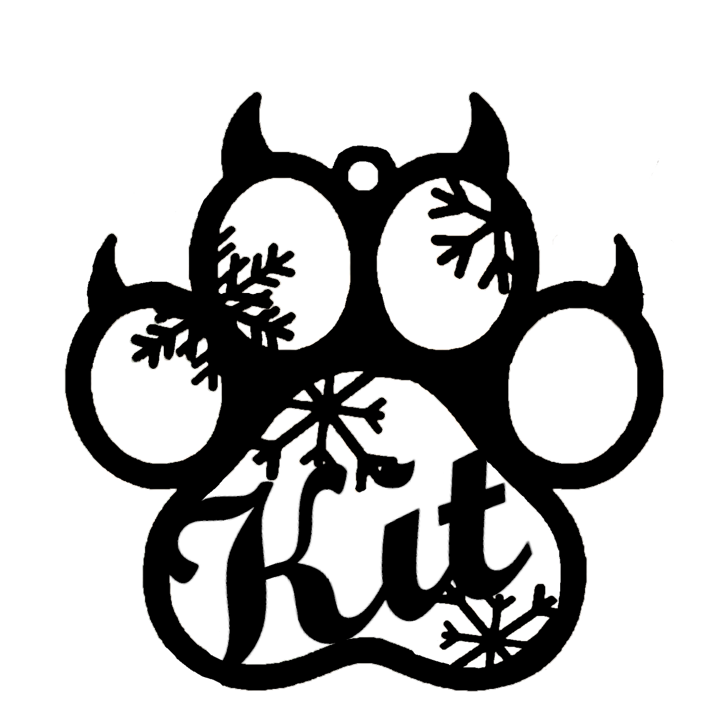 Create Your Own - Pet Paw Ornament