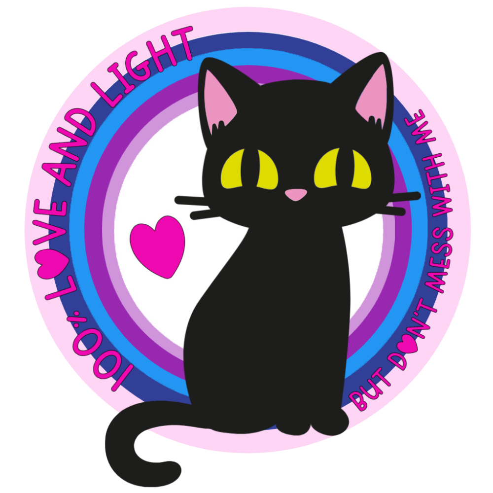Sticker - Love and Light Cat