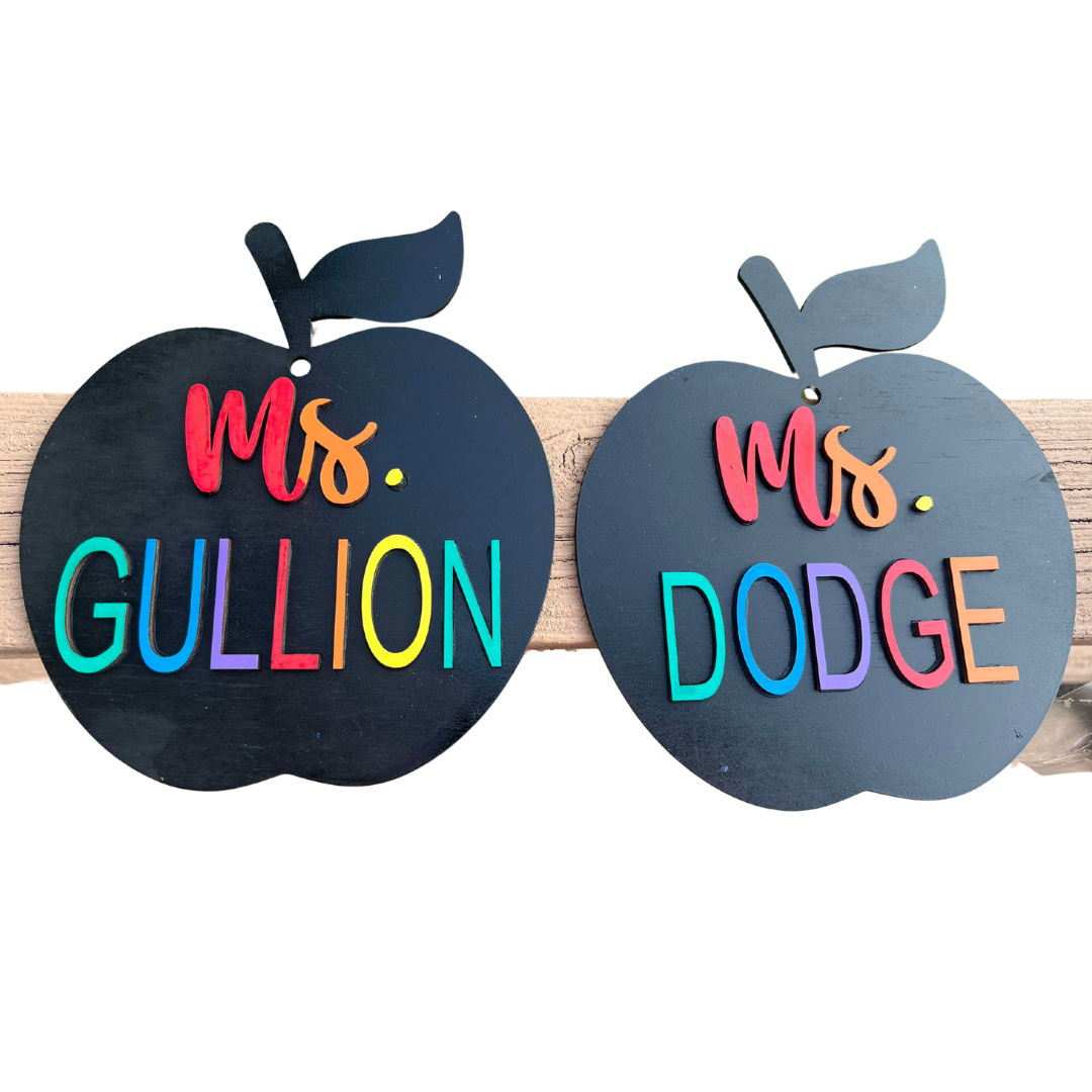 Personalized Teacher Apple