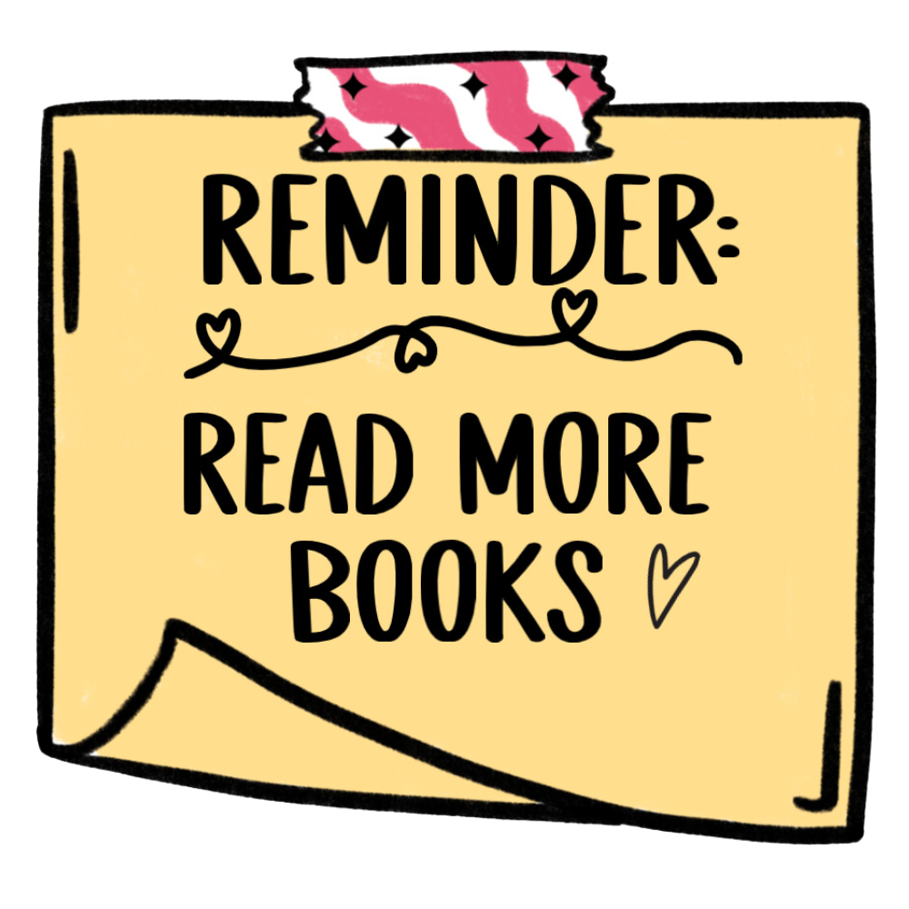 Sticker - Read More Books Reminder