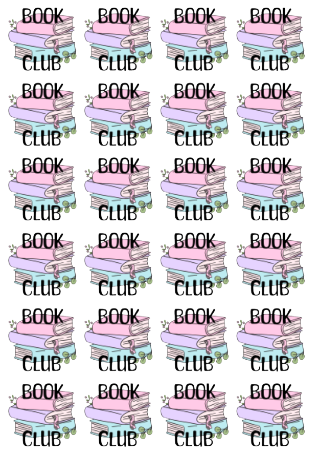 Planner Stickers - Book Club