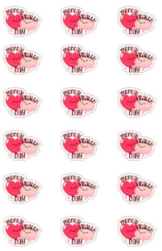 Planner Stickers - Mental Health Day