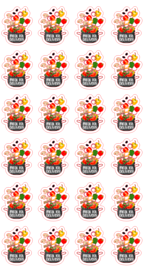 Planner Stickers - Meal Kit Delivery