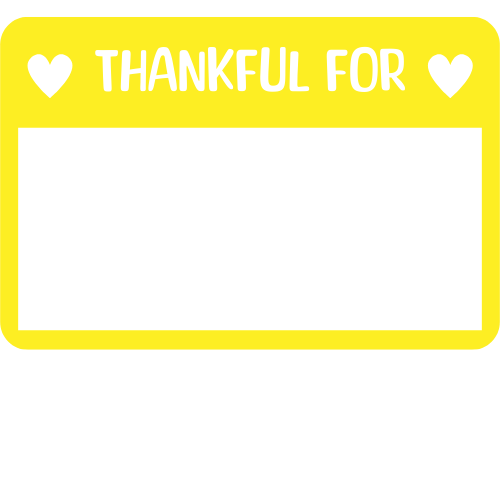 Planner Stickers - Thankful For