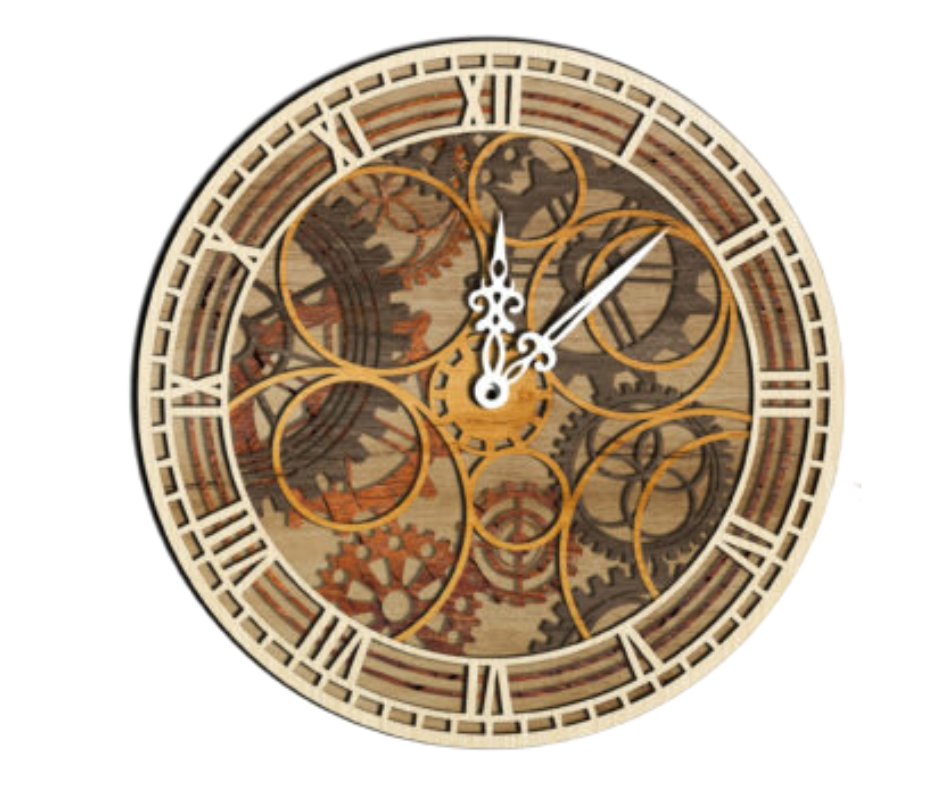 laser cut gears Laser Cut Clock Gears – MADARI FASHIONS