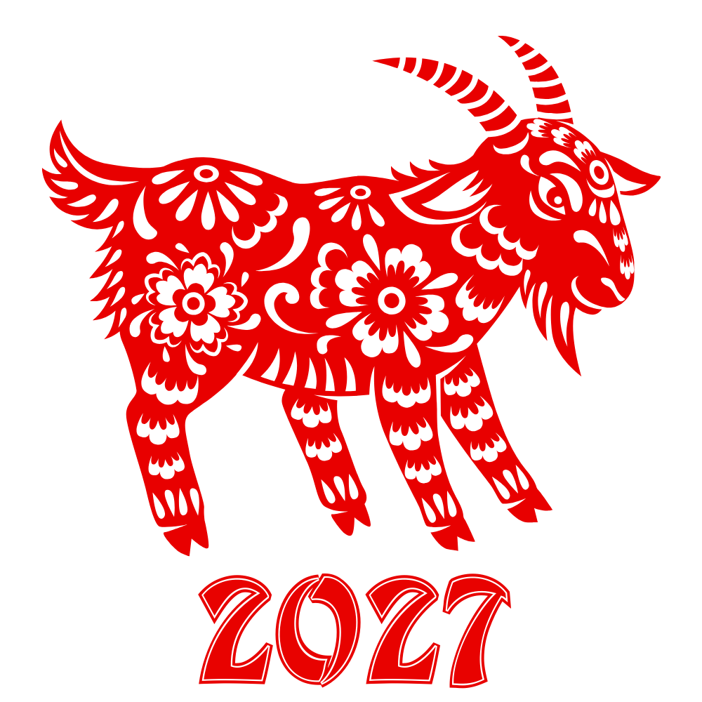 Sticker - Chinese Zodiac Year of the Goat 2027