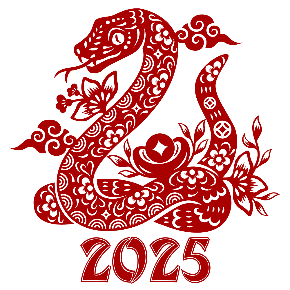 Sticker - Chinese Zodiac Year of the Snake 2025