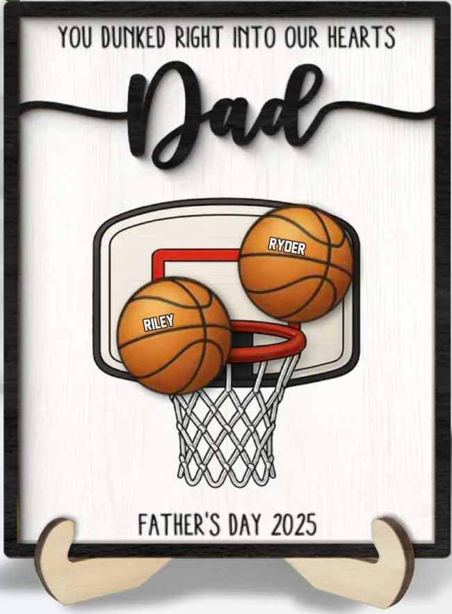 You Dunked Right Into Our Hearts Father's Day Gift