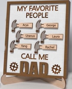 My Favorite People Call Me Dad Father's Day Gift