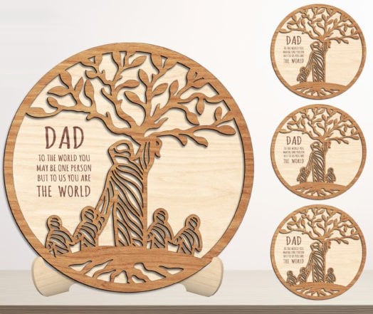 My Tree Trunk Father's Day Gift