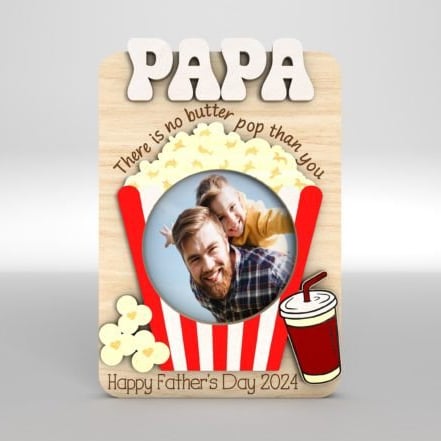 Laser Cut Magnet - Father's Day Gift