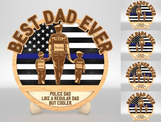 Best Police Dad Ever Father's Day Gift