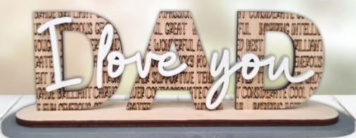 I love You Dad Father's Day Gift