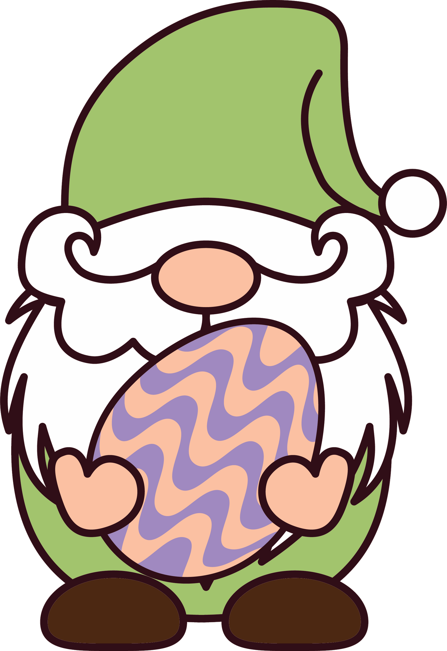 Laser Cut Wood Easter Gnome Home Decor