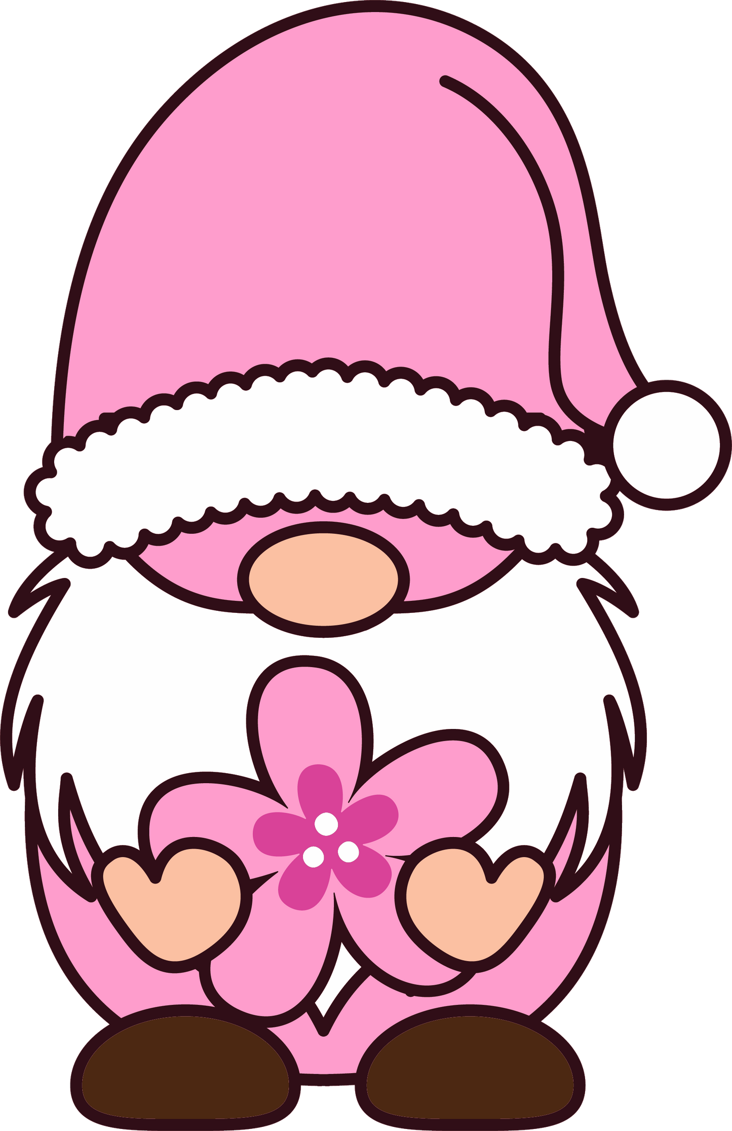 Laser Cut Wood Easter Gnome Home Decor