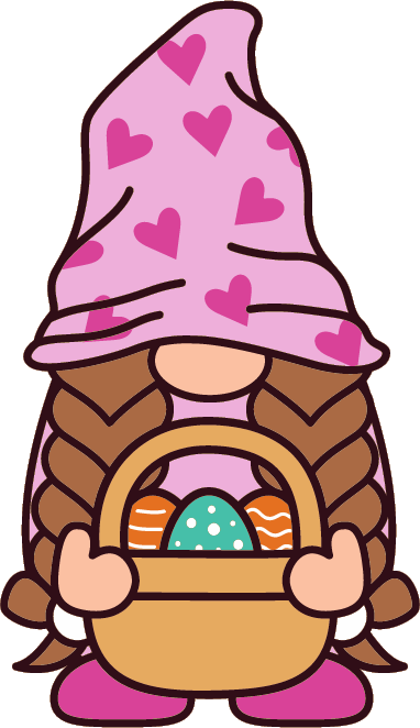 Laser Cut Wood Easter Gnome Home Decor