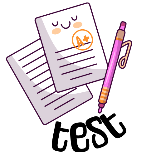 Planner Stickers - Tests + Quizzes + Study